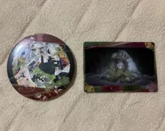 鬼滅の刃 遊郭編 堕姫 妓夫太郎 缶バッジ カード