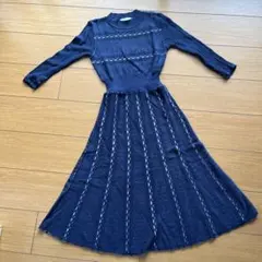 アンドクチュール　ニットワンピース　サイズ38