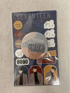 SEVENTEEN くじ ステッカー 缶バッチ エスクプス