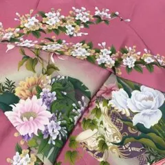 P1⭐️正絹　豪華振袖　袷　広襟　逸品のサムネイル