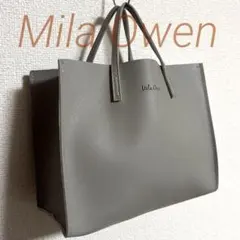 Mila Owen ロゴ エンブレム エンボス デザイン ハンドバッグのサムネイル