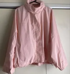 ユニクロ　ウィンドプルーフスタンドブルゾン　ピンク　マウンテンパーカー