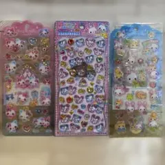 正規品 シール 3点セット 平成レトロ Happy March ジュエルプチドロ