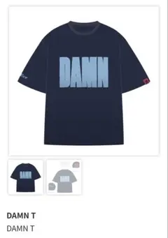 Eve DAMN T Tシャツ　under blue
