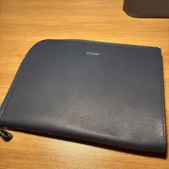 (美品) MACKINTOSH PHILOSOPHY ネイビー クラッチバッグ