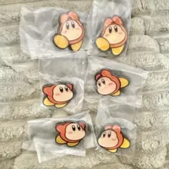 ワドルディ　6個セット　星のカービィ　ラメピンバッジ　ガチャ　カプセルトイ