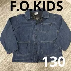 F.O.KIDS キッズ デニムジャケット 130サイズ 長袖シャツ