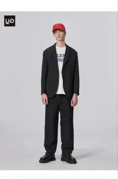 【美品】GU×UNDERCOVER ワイドテーパードパンツ ブラック XXL