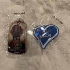 EXILE KENCHI クリアチャーム　ラメネームキーホルダー