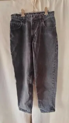 ビンテージ90年代LEVIS560紙パッチデニムジーンズ黒正規品W30L30