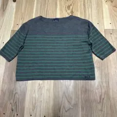 Le minorルミノア ドロップショルダー ニットセーター フランス製 1