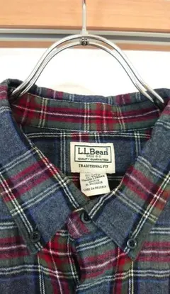 L.L.Bean トラディショナルフィット チェックシャツ