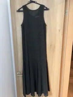 BEAUTY&YOUTH ダークグレー ノースリーブワンピース