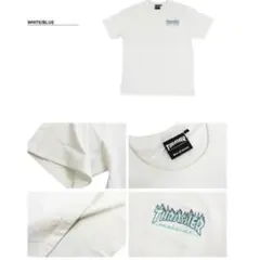 THRASHER ターコイズ半袖 Tシャツ Lサイズ