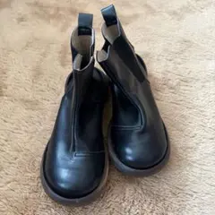 【翌日発送◎】Regetta Canoe✨黒レザー サイドゴアブーツ sizeS