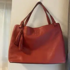 マ*コ様 TORY BURCH ●カーフ レザー 本革●トート ハンド バッグ