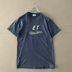 E.T. 80s Hanes USA製 Move Tシャツ ネイビー系 M 映画 - メルカリ