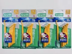 껌 치간 브러쉬, 스몰 사이즈, 8 x 4 세트, L 모양, GUM 선스타