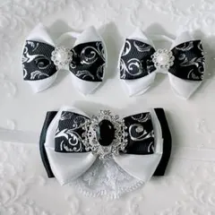 【S18】ぬい服 リボン いつぬい あんスタ 黒 ブラック