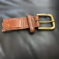 遺品整理　メンズベルト　バックル　刻印あり