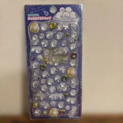 ストーンつき　ジュエルプチドロップ　シマエナガ　シール