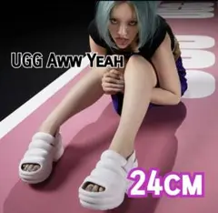 UGG アグ アー イヤー Aww Yeah 24cm 黒 ちゃんみな着用 2025年最新】UGGちゃんみなの人気アイテム - メルカリ