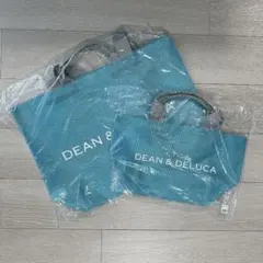 新品✨️DEAN & DELUCA エコバッグ 2点セット 2026 ターコイズ - メルカリ