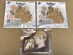 ハイキュー!! 一番くじ アクリルキーホルダー ラバーチャーム 宮侑 3点セット