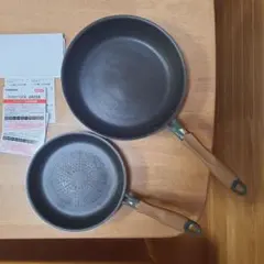 KYS ノンスティックアルミフライパンセット 22・19cm 75025-3 - メルカリ