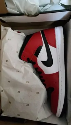 Nike AirJordan1Mid Chicago BlackToe 2025