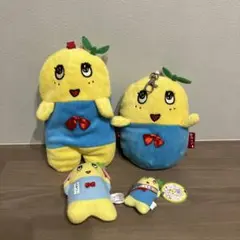 ふなっしー　ポーチ　パスケース　ぬいぐるみ　4点セット