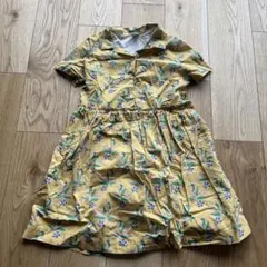 BONTON 半袖 花柄ワンピース イエロー 10のサムネイル