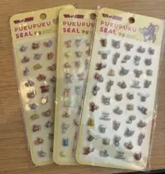 トムとジェリー ぷくぷくシール 3種セット