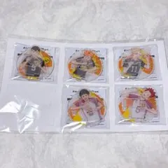 ハイキュー カレーメシ オリジナルアクリルスタンドふた止め 5種