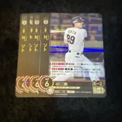 ドリームオーダー HEROSof2025 千葉ロッテマリーンズ　ソトSR4枚