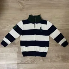 Polo by Ralph Lauren コットン 長袖 ボーダー 3/3T
