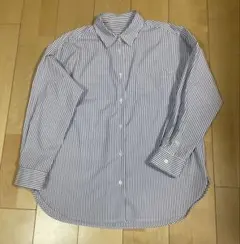 【GU ストライプシャツ】Lサイズのサムネイル