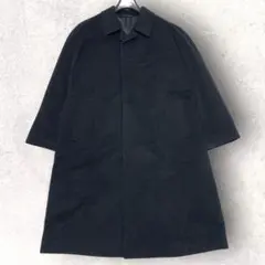 【美品 カシミヤ100%】Pure Cashmere チェスターコート ブラック