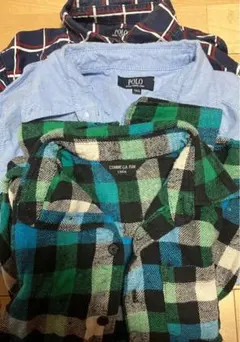 POLOとCOMME CA ISMの長袖シャツセット　130㎝