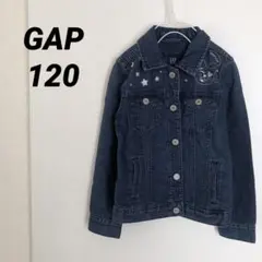 GAP デニム　Gジャン　デニムジャケット　刺繍　120