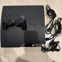 PS3 本体 + コントローラー1つ　ケーブル類