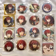 【匿名配送】あんスタ Knights 朱桜司 缶バッジ 16点セット まとめ売り