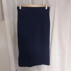 ROSE BUD　ニット　スカート　ネイビー　暖かい