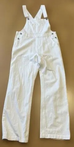 WEGO ホワイトサロペット オーバーオール