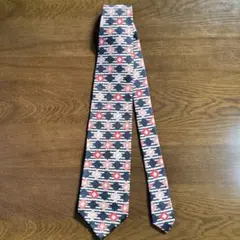 GIANNI VERSACE ネクタイ 幾何学模様 シルク