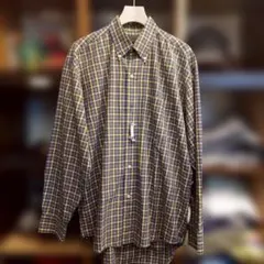 ビンテージ CHAPS ラルフローレン チェック柄長袖シャツ M 90年代