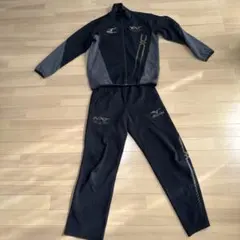 Mizuno NEXT ジャージ上下セット ブラック/グレー