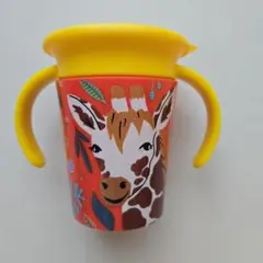 マンチキン ハンドル付きミラクルカップ キリン