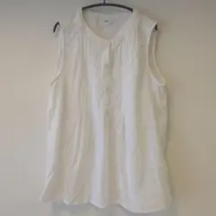 GAP ノースリーブ チュニック ホワイト Mのサムネイル