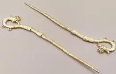 かんざしパーツ　ヘアアクセサリーパーツ　1個　鳳凰　髪留め　着物